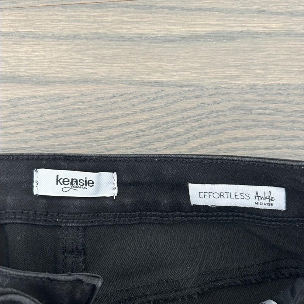 Kensie Black Mid Rise Ankle Pants